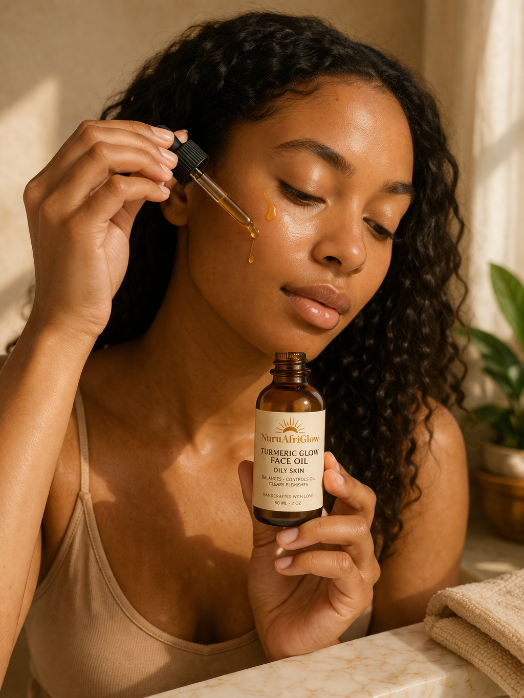 Turmeric Glow Face Oil — Oily Skin