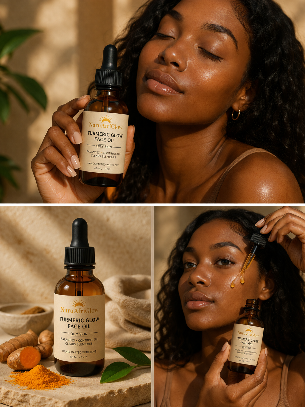 Turmeric Glow Face Oil — Oily Skin