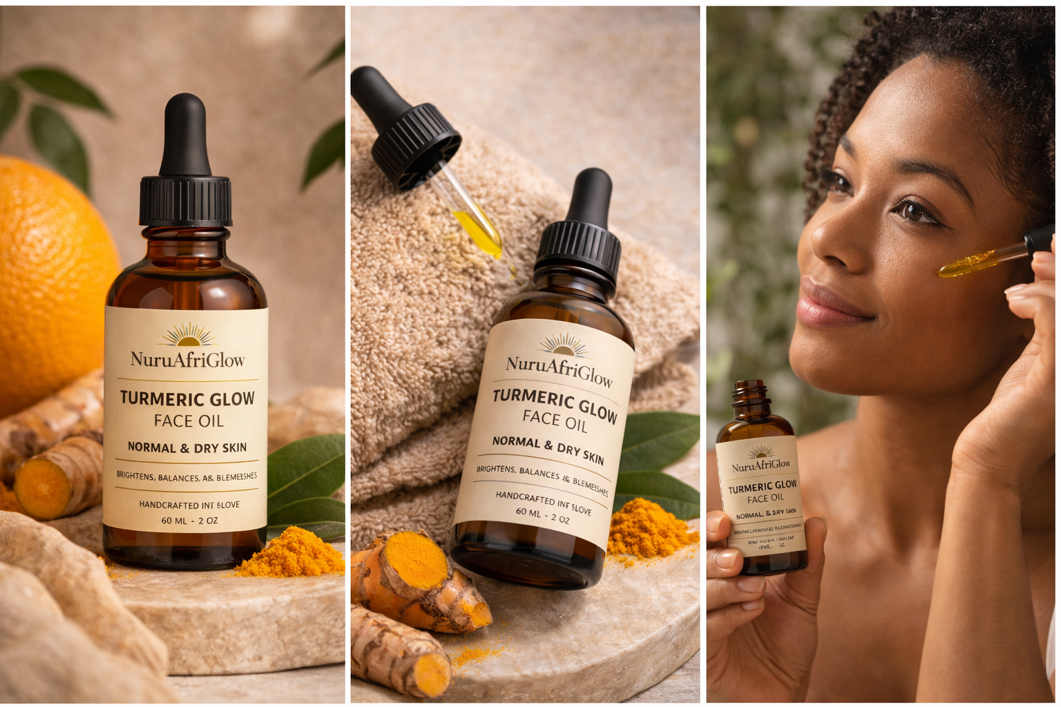 Turmeric Glow Face Oil-For Normal & Dry Skin